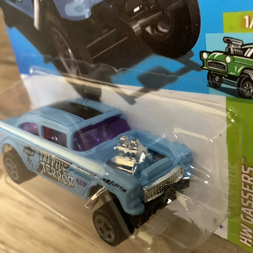 Hot Wheels 55 Chevy Bel Air Gasser Rod  1955 Belair Chevrolet Car Hotwheels New